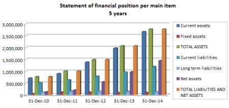 Financial Report Chart