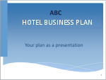 hotel business plan powerpoint presentation