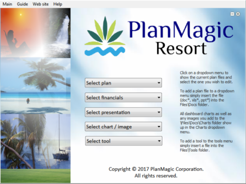 business plan format for resort