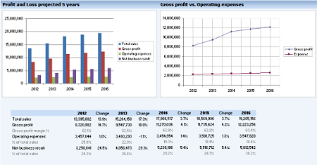 Projected balance sheet for business plan